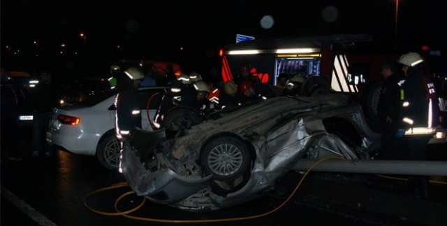 İstanbul Küçükçekmece'de feci kaza: 1 ölü
