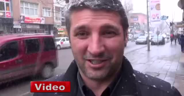 Kars’ta yoğun kar yağışı