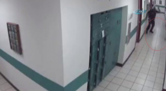 Fareden korkan polis gülümsetti