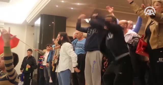 Makedonya Meclisinde olaylar: 9 yaralı