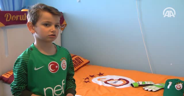 Minik Doruk'un Galatasaray sevgisi