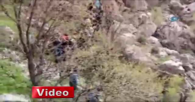 Pancar toplarken uçuruma yuvarlandı