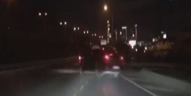 Trafikte yaşanan korku dolu anlar kamerada