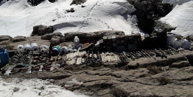 TSK: Şırnak’ta çok sayıda silah, mühimmat ve yaşam malzemesi ele geçirildi