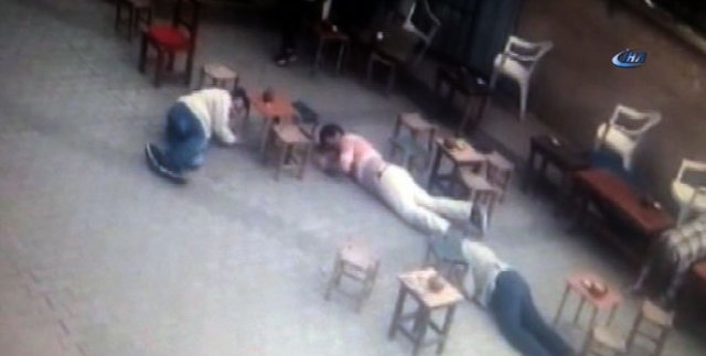Aksaray’daki silahlı kavga kamerada
