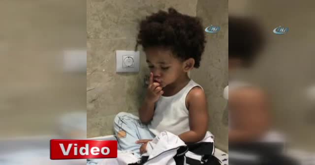 Atiba'nın oğlu Noah şampiyonluğu böyle kutladı