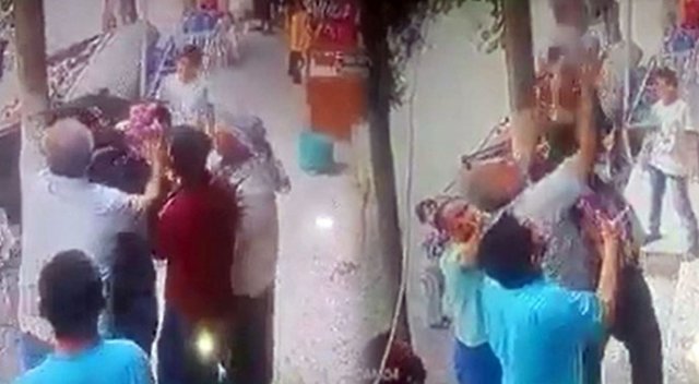Balkondan düşen bebeği havada yakaladılar