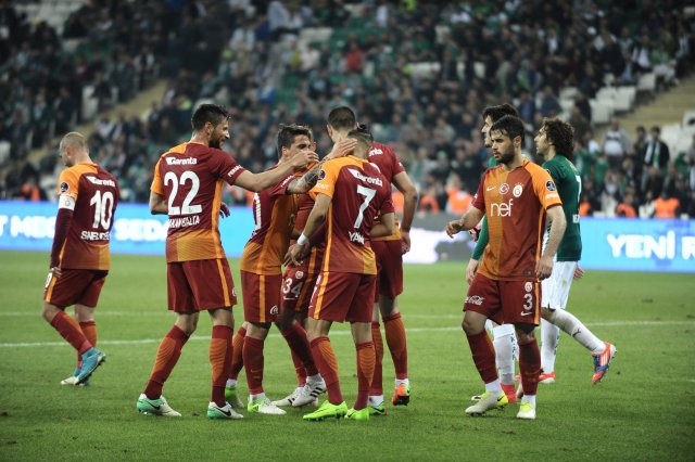 Bursaspor Galatasaray maçı foto özet