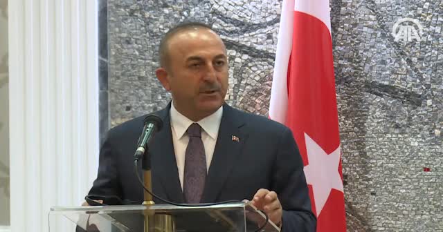 Çavuşoğlu: YPG ve PKK'nın eline geçen her silah, Türkiye'ye yönelik bir tehdit