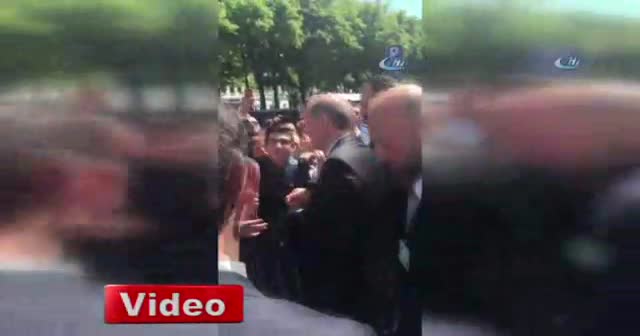 Cumhurbaşkanı Erdoğan’a, Brüksel’de sevgi gösterisi
