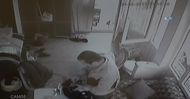 Gurbetten geldiği gün soyuldu