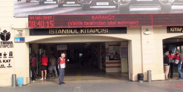 Kadıköy iskelelerinde 1 Mayıs önlemi