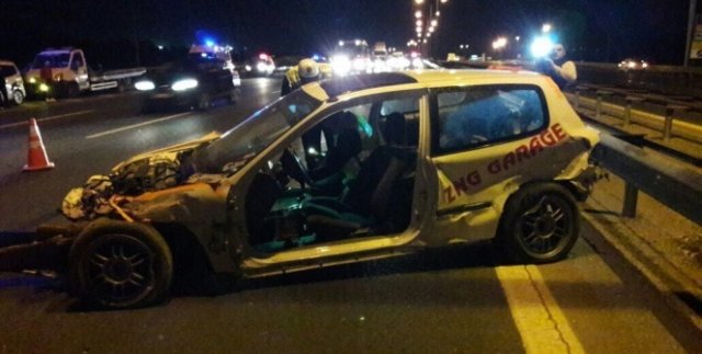 TEM Otoyolu’nda feci kaza! 1 ölü