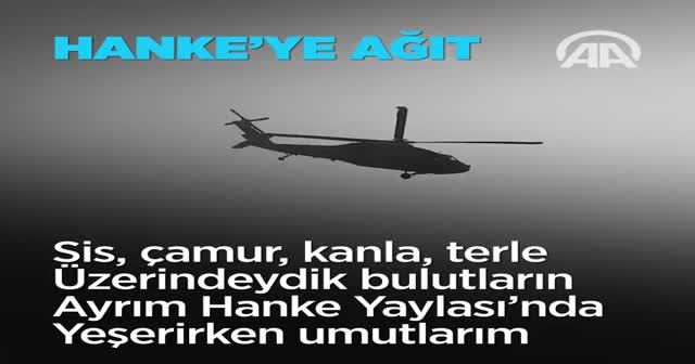 Aydoğan Aydın'dan Hanke'ye şiir
