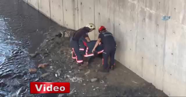 Dere yatağında mahsur kalan vatandaştan ilginç cevap