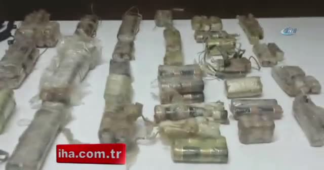 Lice'de 1 ton amonyum nitrat ele geçirildi