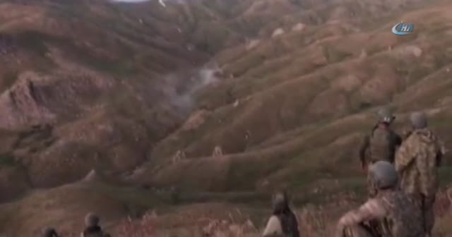 Şırnak'ta PKK'lı teröristlerin öldürüldüğü anlar