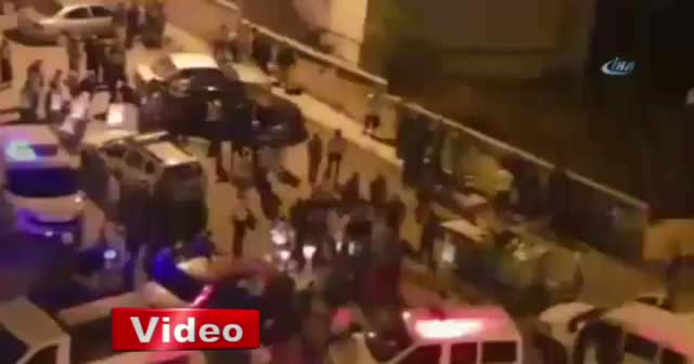 Erzurum’da hareketli dakikalar: Polis havaya ateş açtı