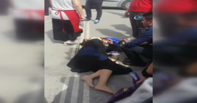 Firari boğa kadını hastanelik etti