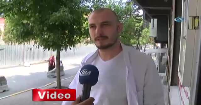 Metro inşaatında patlama anları kamerada