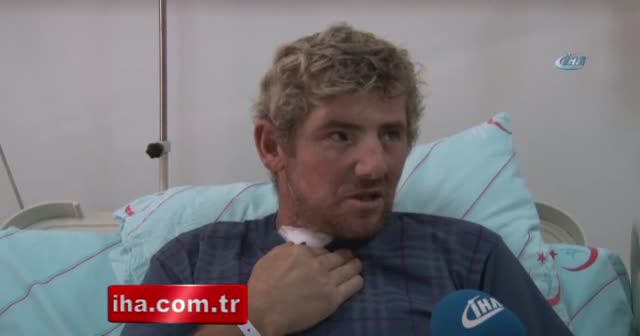 Vücuduna 1 metrelik demir saplanan işçi sağlığına kavuştu