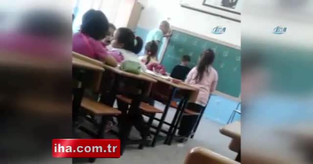 'D' harfini yazamayan öğrenciye öğretmenden dayak