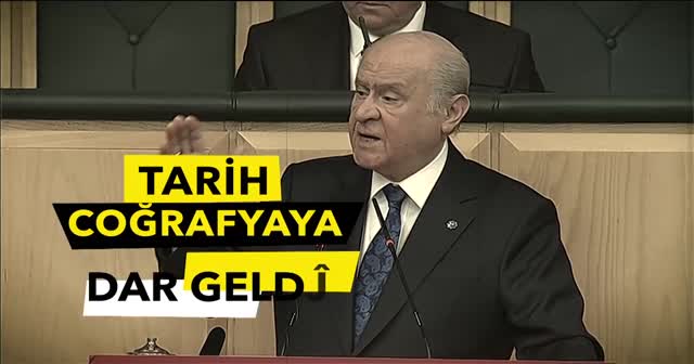 Bahçeli'den salonu ayağa kaldıran konuşma