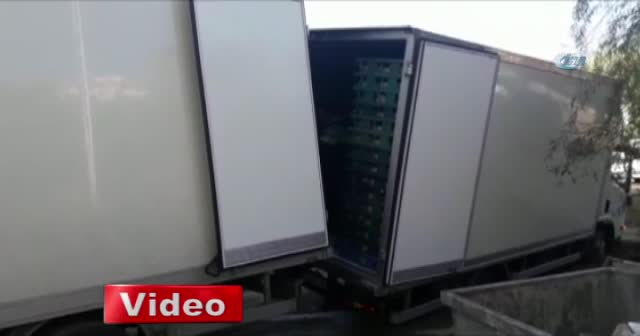 Ekmek arabası, üzeri toprakla kapatılan çukura düştü