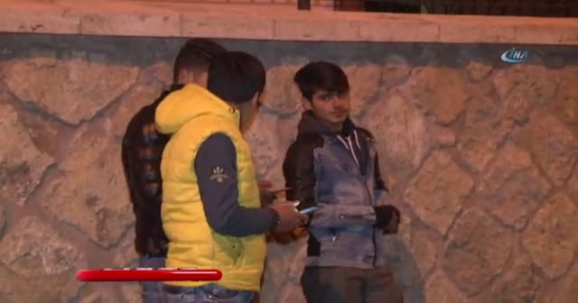 Hem polisten ceza hem de babasından fırça yedi