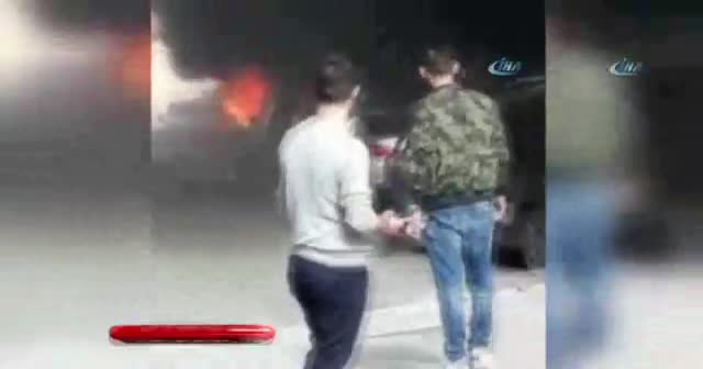 Kağıthane'de araç patladı