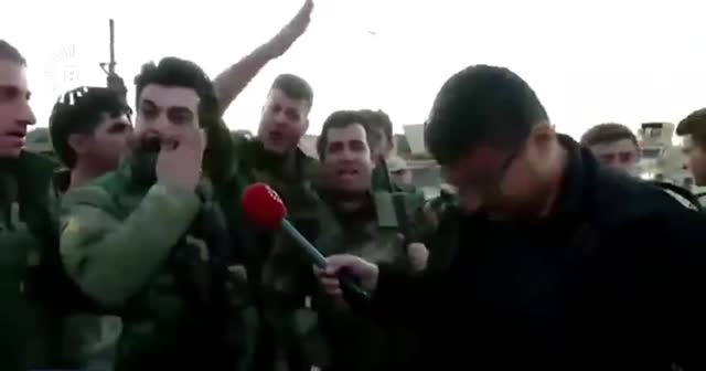 Peşmerge çatışmadan kaçınca Rudaw muhabiri ağladı!