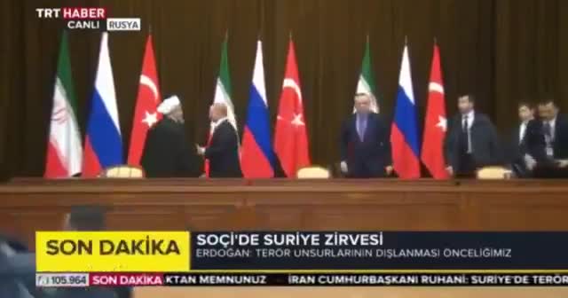 İşte Putin'in Soçi'de Erdoğan'ın sandalyesini düşürdüğü anlar