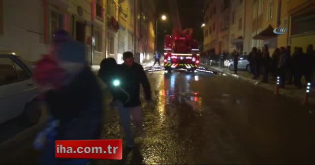 Karaman'da apartman dairesinde yangın