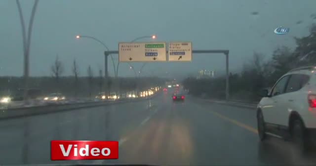 Ankara’da kar yağışı