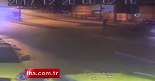Ankara’daki ölümlü kaza güvenlik kameralarına yansıdı