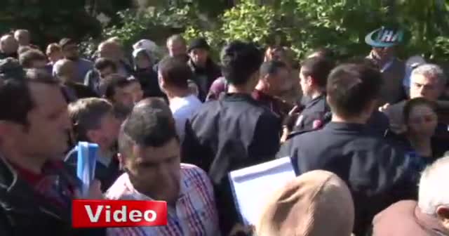 Arsa ihalesinde yine arbede yaşandı