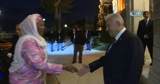 Başbakan Yıldırım, Gambiya Cumhurbaşkanı Yardımcısı ile bir araya geldi