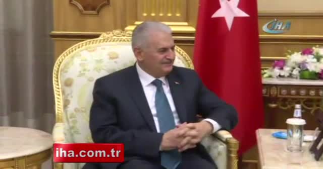 Başbakan Yıldırım, Kral Selman ile bir araya geldi