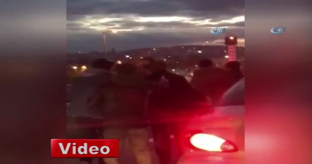 Başkent'te trafikte kavga