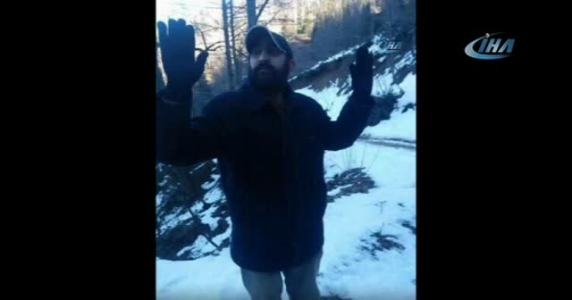 Giresun’da PKK'lı terörist işte böyle teslim oldu
