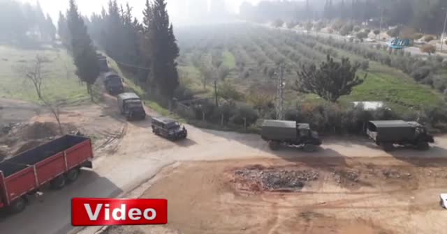 Hatay’da sınıra askeri sevkiyat