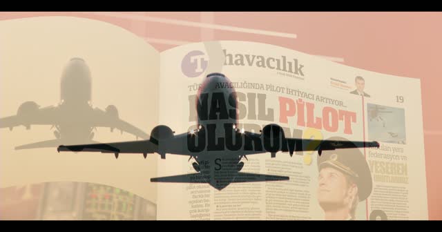 Havacılığa yön veren havacılık sayfası Türkiye gazetesinde