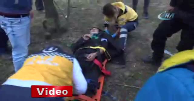 Muğla'da işçileri taşıyan servis şarampole devrildi