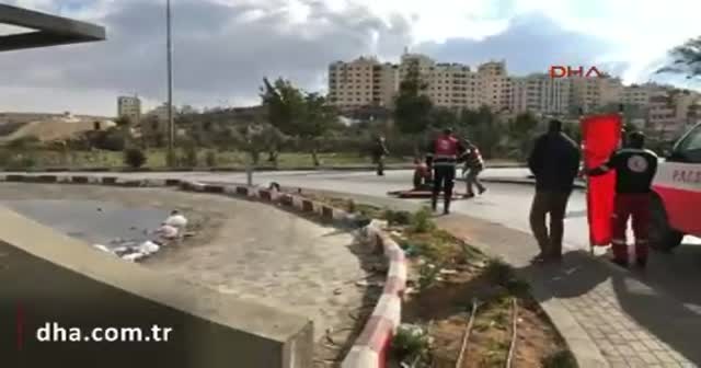 Ramallah'ta İsrail askerleri Filistinli protestocuyu vurdu