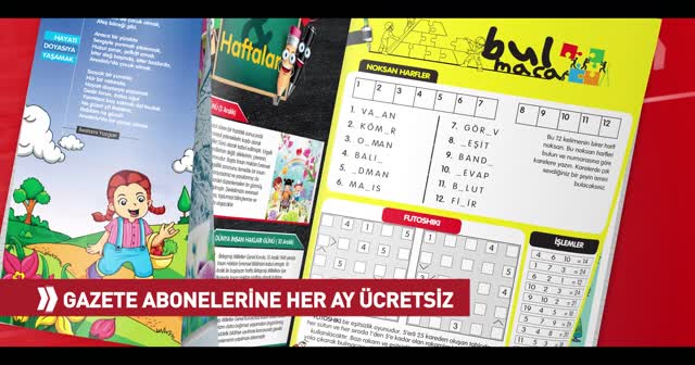 Türkiye çocuk dergisi ve çocuk sayfaları Türkiye gazetesinde
