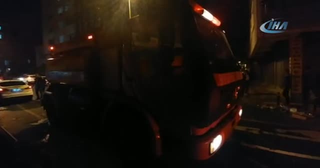 Zeytinburnu’nda korkutan yangın