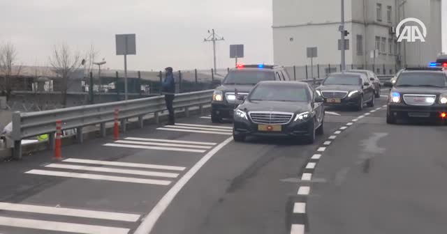 Cumhurbaşkanı Erdoğan, makam otomobiliyle Kasımpaşa-Hasköy Tünelinden geçti