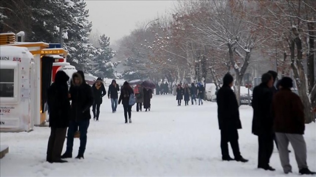 Doğu Anadolu’da kar yağışı etkili oldu