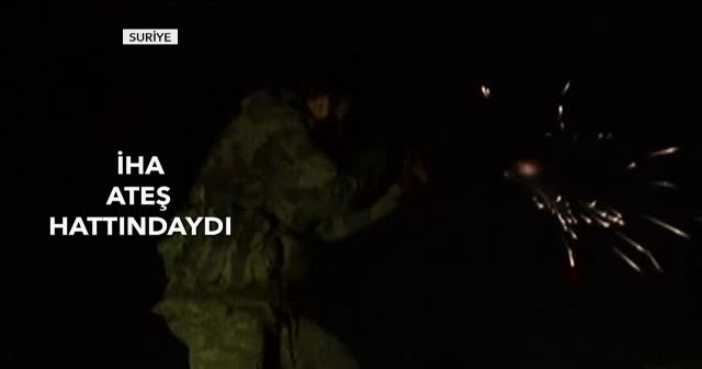 İHA ateş hattındaydı