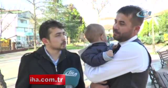 Kahraman şoför, 11 aylık Ömer Asaf'ı ziyaret etti